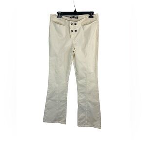 Guess jeans cream colored flare leg 90’s look size 29‎